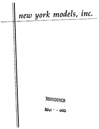 NEW YORK MODELS, INC. logo