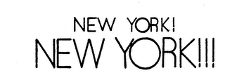 NEW YORK! NEW YORK!!! logo