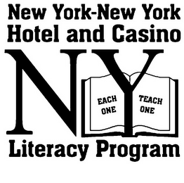 NEW YORK-NEW YORK HOTEL AND CASINO NY EACH ONE TEACH ONE LITERACY PROGRAM logo