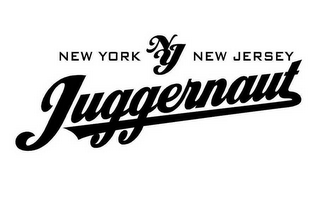 NEW YORK NYNJ NEW JERSEY JUGGERNAUT logo