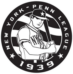 NEW YORK - PENN LEAGUE 1939 NYP logo
