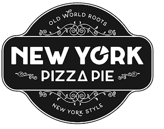 NEW YORK PIZZA PIE OLD WORLD ROOTS NEW YORK STYLE logo