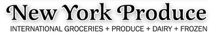 NEW YORK PRODUCE INTERNATIONAL GROCERIES + PRODUCE + DAIRY + FROZEN logo