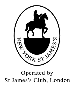 NEW YORK ST JAMES OPERATED BY ST JAMES'S CLUB, LONDON logo