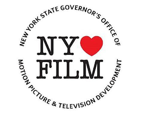 NEW YORK STATE GOVERNOR'S OFFICE OF MOTION PICTURE & TELEVISION DEVELOPMENT NY FILM logo