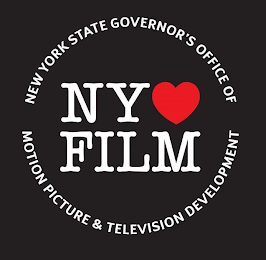 NEW YORK STATE GOVERNOR'S OFFICE OF MOTION PICTURE & TELEVISION DEVELOPMENT NY FILM logo