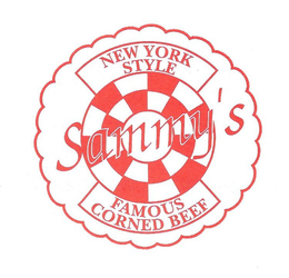 NEW YORK STYLE SAMMY'S FAMOUS CORNED BEEF logo