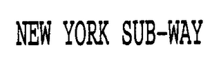 NEW YORK SUB-WAY logo