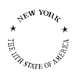 NEW YORK THE 11TH STATE OF AMERICA logo