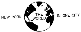 NEW YORK THE WORLD IN ONE CITY logo