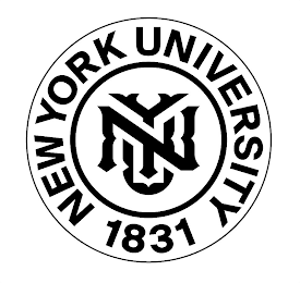 NEW YORK UNIVERSITY 1831 NYU logo