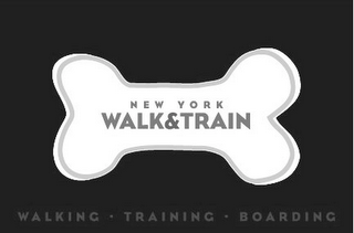 NEW YORK WALK & TRAIN WALKING · TRAINING · BOARDING logo