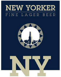 NEW YORKER FINE LAGER BEER NY logo