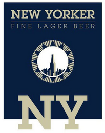 NEW YORKER FINE LAGER BEER NY logo