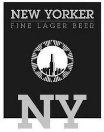 NEW YORKER FINE LAGER BEER NY logo