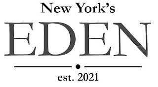 NEW YORK'S EDEN EST. 2021 logo