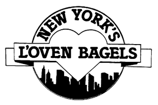 NEW YORK'S L'OVEN BAGELS logo