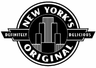 NEW YORK'S  ORIGINAL DEFINITELY DELICIOUS logo
