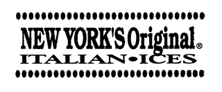NEW YORK'S ORIGINAL ITALIAN ICES