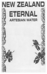 NEW ZEALAND ETERNAL ARTESIAN WATER logo