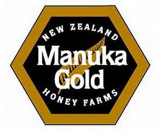 NEW ZEALAND HONEY FARMS MANUKA GOLD logo