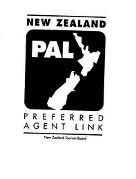 NEW ZEALAND PAL PREFERRED AGENT LINK NEW ZEALAND TOURISM BOARD logo