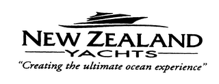 NEW ZEALAND YACHTS "CREATING THE ULTIMATE OCEAN EXPERIENCE" logo