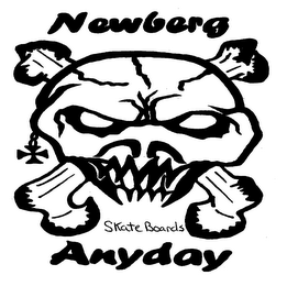 NEWBERG ANYDAY SKATE BOARDS logo
