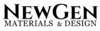NEWGEN MATERIALS & DESIGN logo