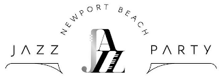 NEWPORT BEACH JAZZ PARTY JAZZ logo
