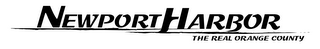 NEWPORT HARBOR THE REAL ORANGE COUNTY logo