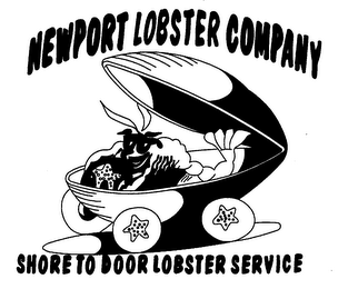 NEWPORT LOBSTER COMPANY SHORE TO DOOR LOBSTER SERVICE logo