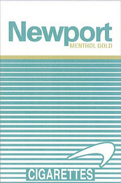 NEWPORT MENTHOL GOLD CIGARETTES logo
