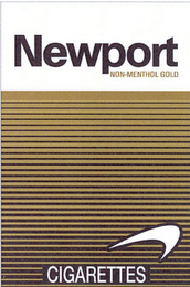 NEWPORT NON-MENTHOL GOLD CIGARETTES logo