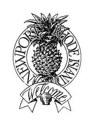 NEWPORT RHODE ISLAND WELCOME logo