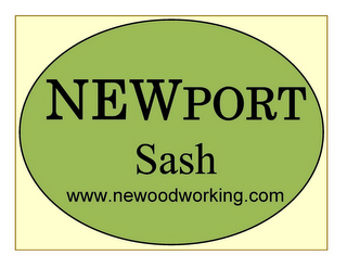 NEWPORT SASH WWW.NEWOODWORKING.COM logo