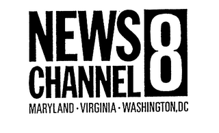 NEWS CHANNEL 8 MARYLAND VIRGINIA WASHINGTON, DC logo