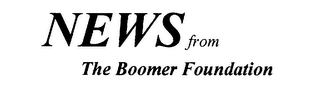 NEWS FROM THE BOOMER FOUNDATION logo