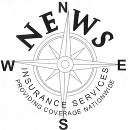 NEWS INSURANCE SERVICES PROVIDING COVERAGE NATIONWIDE NESW logo