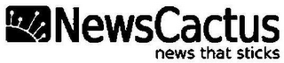 NEWSCACTUS NEWS THAT STICKS logo