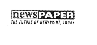 NEWSPAPER THE FUTURE OF NEWSPRINT, TODAY logo