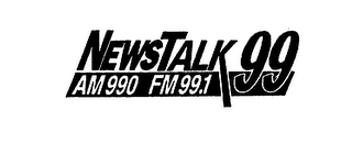 NEWSTALK 99 AM 990 FM 99.1 logo