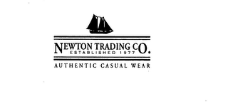 NEWTON TRADING CO. ESTABLISHED 1977 AUTHENTIC CASUAL WEAR logo