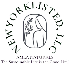 NEWYORKLISTED, LLC AMLA NATURALS THE SUSTAINABLE LIFE IS THE GOOD LIFE! logo