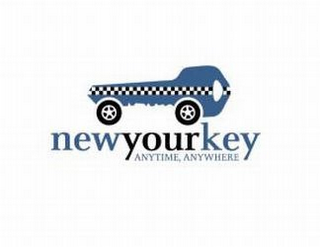 NEWYOURKEY ANYTIME, ANYWHERE logo