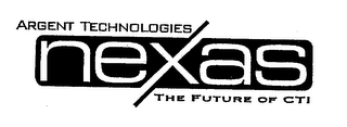 NEXAS ARGENT TECHNOLOGIES THE FUTURE OF CTI logo