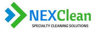 NEXCLEAN SPECIALTY CLEANING SOLUTIONS logo