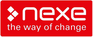 NEXE THE WAY OF CHANGE logo