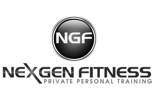 NEXGEN FITNESS PRIVATE PERSONAL TRAINING NGF logo