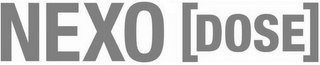 NEXO [DOSE] logo